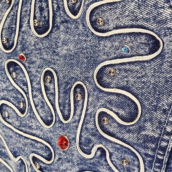 Vintage Jonathan G Denim Bling Jacket Rare - Picture 9 of 12